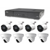 Kamerový set 1x AVTECH DVR DGD1009AV, 4x 2MPX Dome kamera AVTECH DGC1004XFT a 4x 2MPX Bullet kamera AVTECH DGC1105YFT + 4x napájací zdroj ZADARMO!