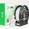 Filament PLA LBL Plast do 3D tlačiarne 1,75 mm 1 kg Biely