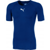 Pánsky futbalový dres Puma LIGA Baselayer SS modrý 655918 02 Veľkosť: S
