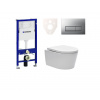 Swiss aqua technologies Cenově zvýhodněný závěsný WC set Geberit do lehkých stěn / předstěnová montáž+ WC SAT Brevis SIKOGES6W8