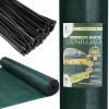 Tieniaca sieť Plonos 1,5x25 m zelená 140 g/m2 90% zatienenie UV