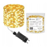 SPRINGOS LED reťaz Nano Ježko 3m 300LED 8 funkcií IP44 teplá biela