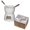 Sada na fondue , white Farba: white