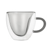 ORION Pohár Double srdce 2ks 330ml Grey