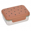 Olovrantový box Lässig ADVENTURE/SAFARI 2025 LÄSSIG Lunchbox Stainless Steel Happy Prints caramel