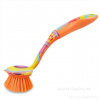 FUNNY | Kartáč na nádobí a hladké povrchy | s barevným dekorem | 28 cm