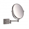 Hansgrohe AddStoris Kozmetické nástenné zrkadlo, kefovaný čierny chróm 41791340-HG
