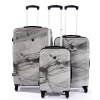 BERTOO cestovný kufor Marmo – sada 3 v 1 MARMOBIANCO_SET