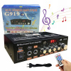 AMPLITUNER STEREO ZOSILŇOVAČ BLUETOOTH USB SD FM rádio MP3 220V/12V 600W