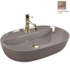 REA - Umývadlo na dosku Aura 61 Beige Shiny REA-U6381