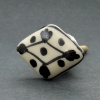Čůdle Tůdle NO-99-35-353 Nábytková úchytka karo krémová 3,5 x 2,5 cm