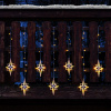 LED svetelný záves Stars, 135 x 95 cm