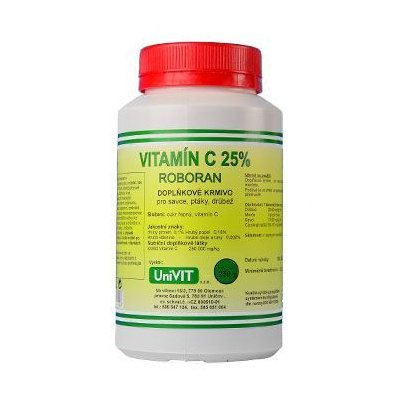 Vitamín C Roboran 25 plv 250g