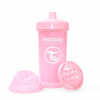 Twistshake láhev pro děti 360ml pastelově růžová