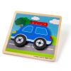 Bigjigs Toys Vkladacie puzzle Auto Bigjigs Toys