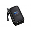 SUBARU Kožené bezpečnostné puzdro na kľúče