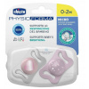 Chicco silikon Micro cumlík ružová 2 ks