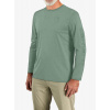Mikina bez kapucne Carhartt Force Sun Defender Relaxed LS Logo T-Shirt - green slate heather