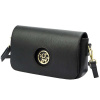 Dámska kožená kabelka Gregorio SA828 Black Letterbox Natural Leather