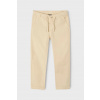Detské nohavice s prímesou ľanu Mayoral 3568.5E.Mini.PPYA béžová 128