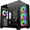 Cooler Master Elite 681 midi tower PC skrinka čierna 4 predinštalované LED ventilátory, bočné okno; E681-KHNN-S00