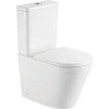 KIELLE Nefia WC misa kombi Vortex Rimless s hlbokým splachovaním, variabilný odpad + WC nádržka + Slim WC sedadlo so Softclose a EasyLock, 360 x 630 x 820 mm, biela, 30227000