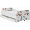 Wooden Toys Detská posteľ MIKI 160x80 ZVIERATKÁ