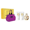 Versace Eros Pour Femme SET: Parfumovaná voda 100ml + Sprchový gél 100ml + Telové mlieko 100ml + Kozmetická taška pre ženy