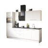 Kuchynská linka Optifit Rurik986 270 cm farba čela biela lesk farba korpusu biela matný