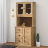 zahrada-XL Vrchná časť šatníka VIGO 78x30x100 cm masívna borovica 353205
