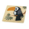 Zopa Malé drevené puzzle Toucan