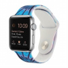 AppleKing silikónový remienok s batikovaným vzorom pre Apple Watch 42mm / 41mm / 40mm / 38mm - modrofialový - možnosť vrátiť tovar ZADARMO do 30tich dní