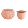 Prosperplast Kvetináč Splofy Bowl DKSP370 broskyňa