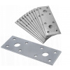 Plochý spojovací prvok pre tesárov, dierovaná platňa LP1 100x35x2,5, pozinkovaná, 10 ks