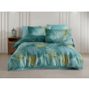 Brotex Francouzské povlečení Satén 200x200, 70x90cm Paloma green
