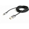 Gembird CCB-mUSB2B-AMBM-6 Opletaný MicroUSB - USB 2.0, M/M, 1,8m, černý