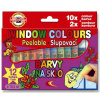 Farby na sklo/12ks KOH-I-NOOR 10,5ml 9739