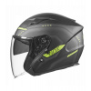 Přilba N128 KRILL, NOX (černá matná-neon žlutá) XS