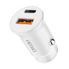 Nabíjačka USB, Biela, USB-A, USB-C 20W, 12/24V