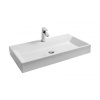 Ravak Natural umývadlo 80x45 cm obdĺžnik klasické umývadlo biela XJO01280000
