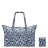 Reisenthel mini maxi travelbag modro-biela cestovná taška