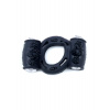 Vibračný krúžok CockRing Double Black