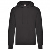 Mikina pánska Fruit of the Loom Classic Hooded Sweat - čierna, L