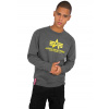 Alpha Industries Pánska Mikina Basic Sweater Šedá 3XL