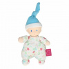 Bonikka Mini bábika miláčik - 15cm,kvietkovaná modrá čiapka