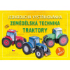 Jednoduchá vystřihovánka Zemědělská technika Traktory
