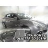 Deflektory na okná pre Alfa Romeo Giulietta , 4ks
