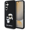 Karl Lagerfeld 3D Rubber Karl and Choupette Samsung Galaxy S24 FE 5G S721 Black KLHCS24FE3DRKCNK