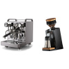 Rocket Espresso Mozzafiato FAST V + Eureka Mignon Single Dose PRO, Black & Oak