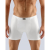 GINA Pánske bavlnené boxerky s dlhšou nohavičkou | 74086P - biela, 62/64